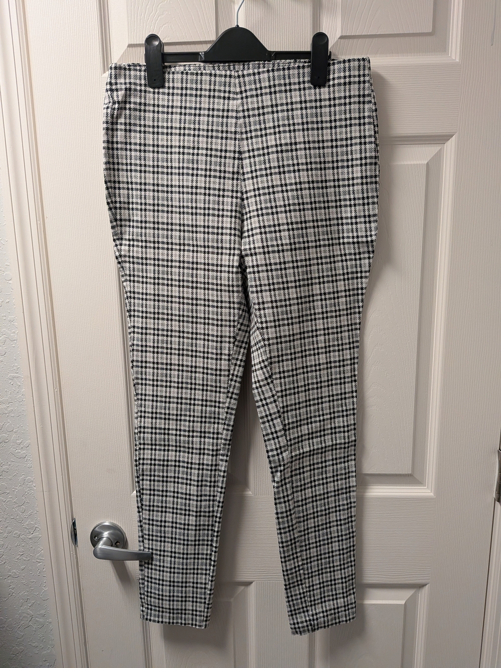 Michael Kors Black and Gray Plaid Dress Pants